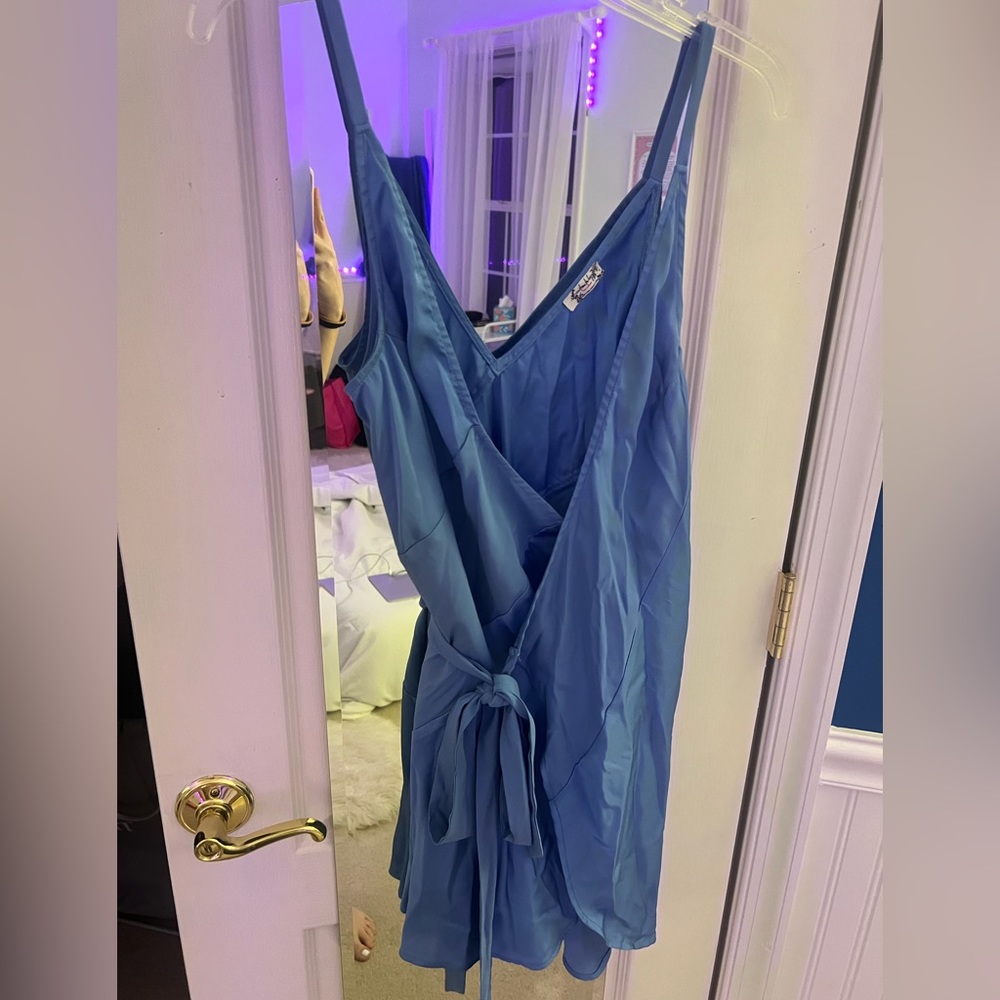 Free People Blue Mini Dress
